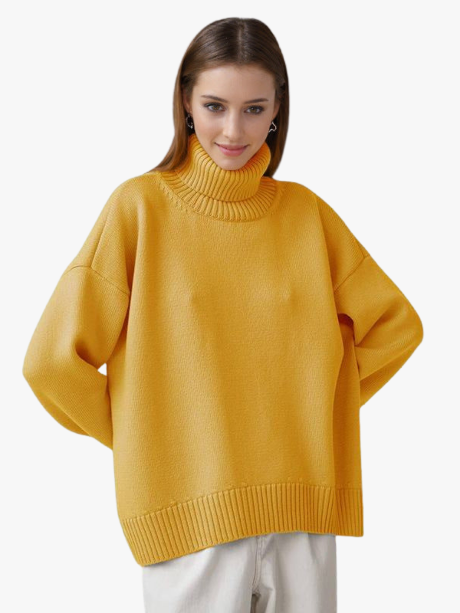 FITTED TURTLENECK SWEATER FOR WOMEN