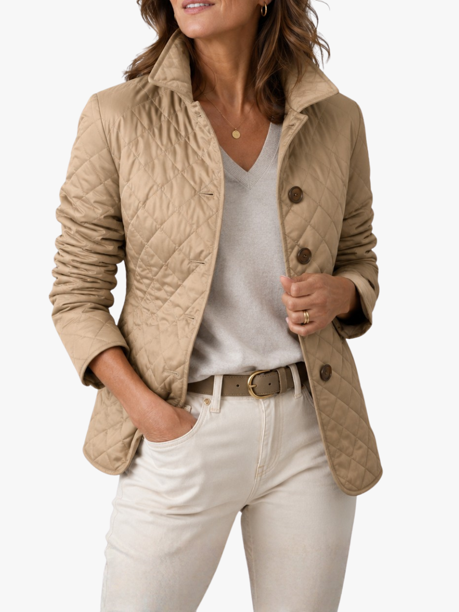 RELAXED QUILTED JACKET FOR WOMEN