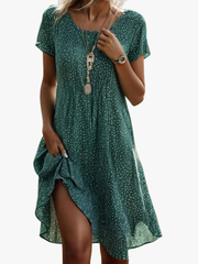 FLOWING MIDI DRESS FOR WOMEN