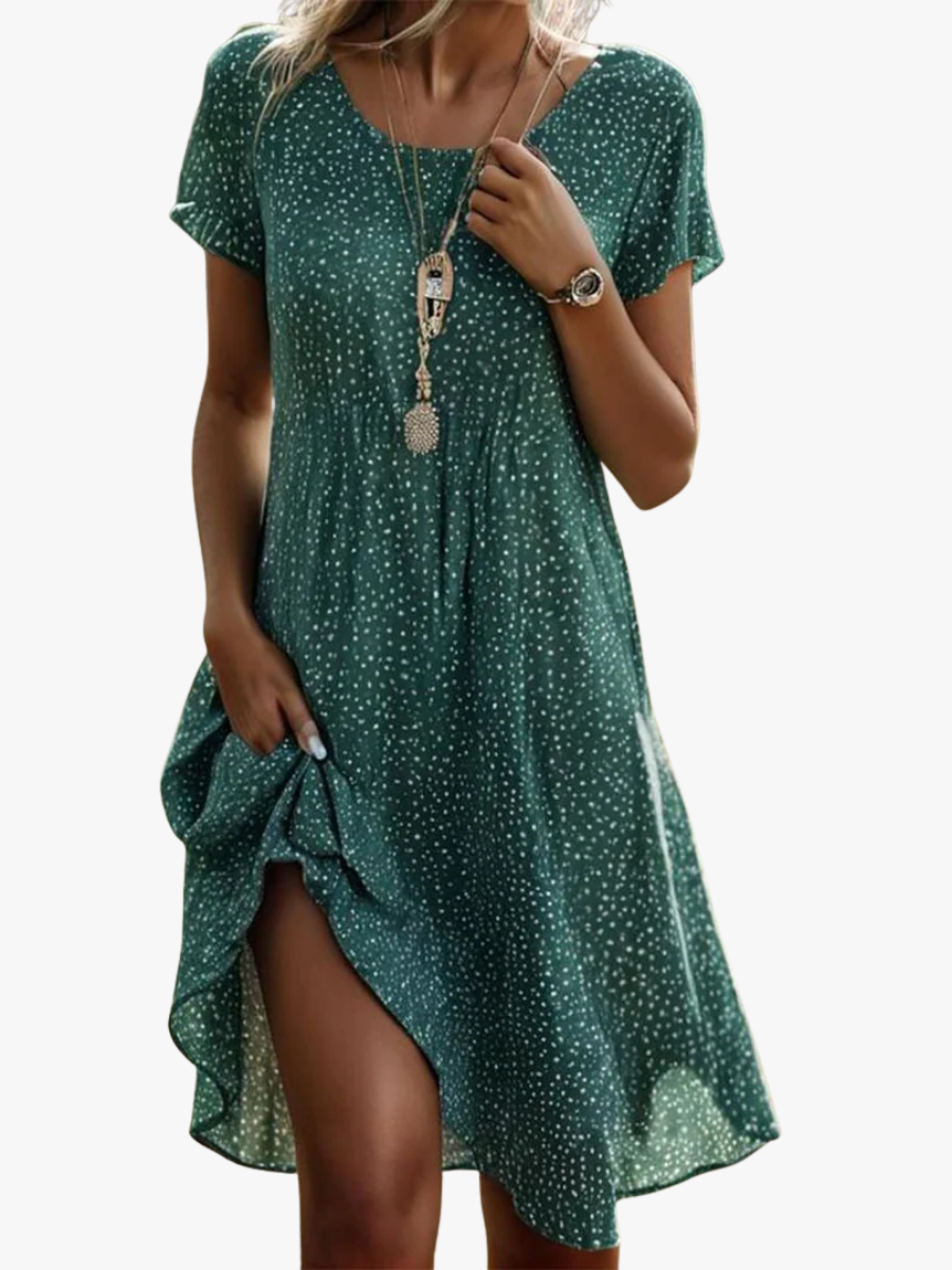 FLOWING MIDI DRESS FOR WOMEN