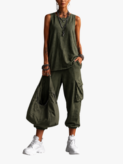 FLOWING TWO-PIECE SET FOR WOMEN