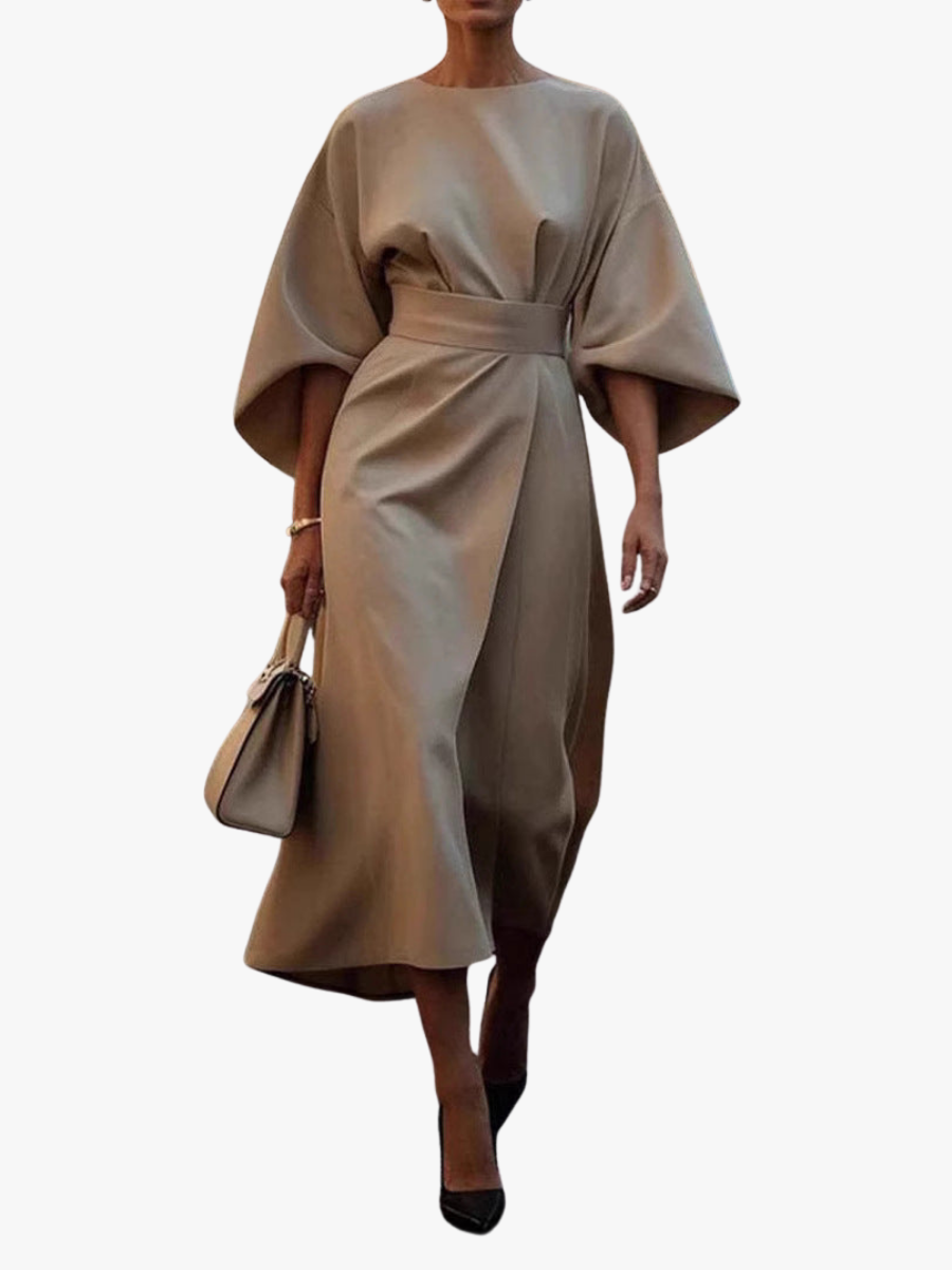 LOOSE BATWING WAIST DRESS FOR WOMEN