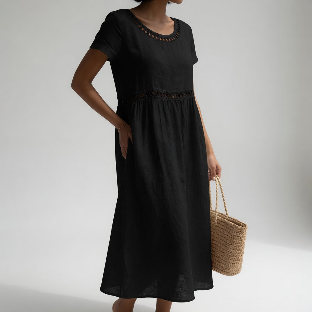 EMPIRE MIDI DRESS FOR WOMEN