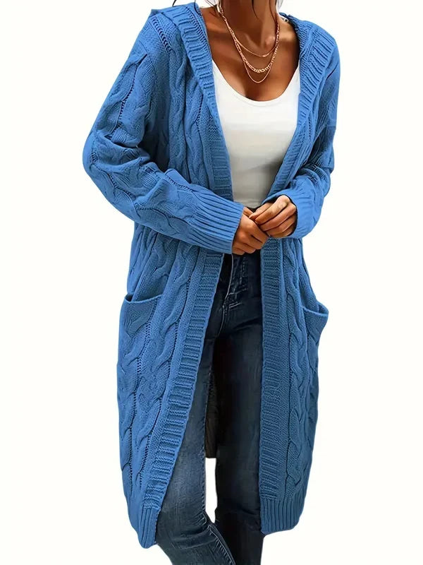 COLLARLESS CARDIGAN FOR WOMEN