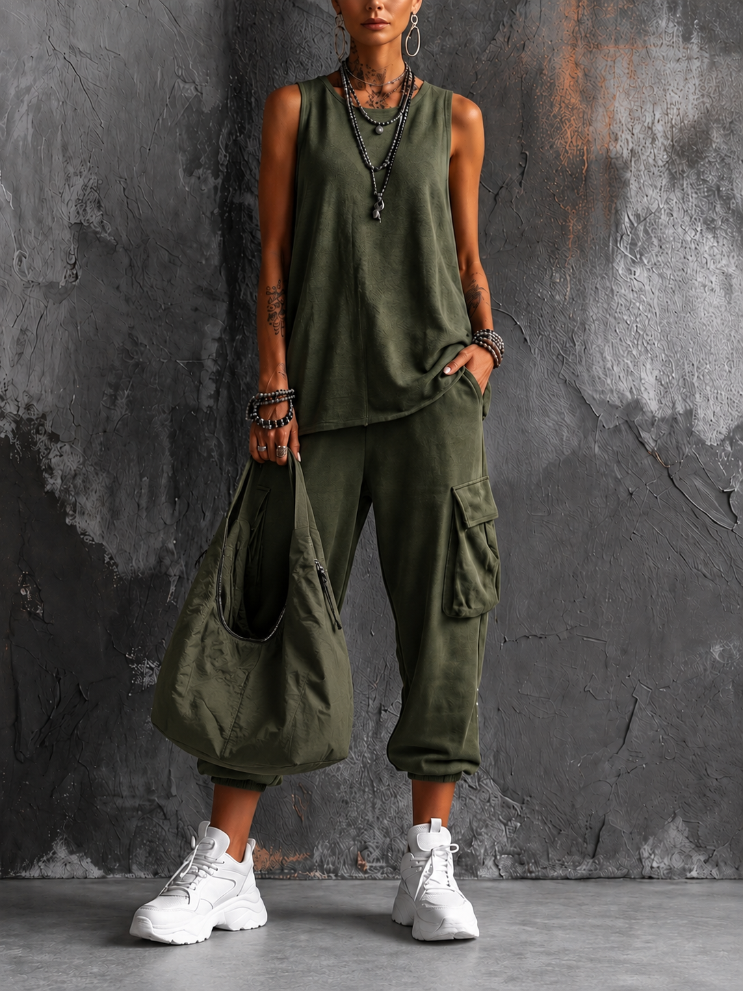 FLOWING TWO-PIECE SET FOR WOMEN