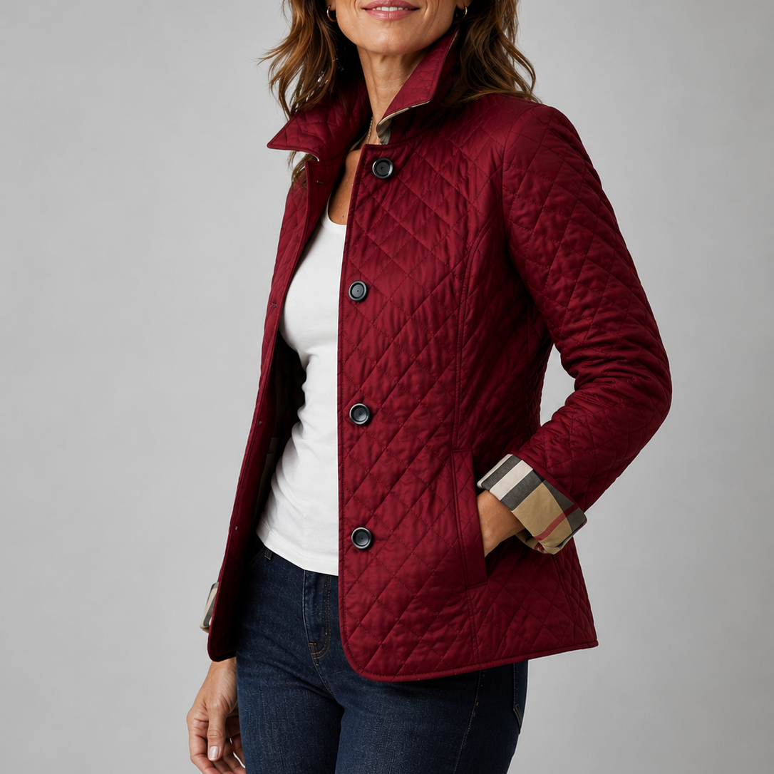 RELAXED QUILTED JACKET FOR WOMEN