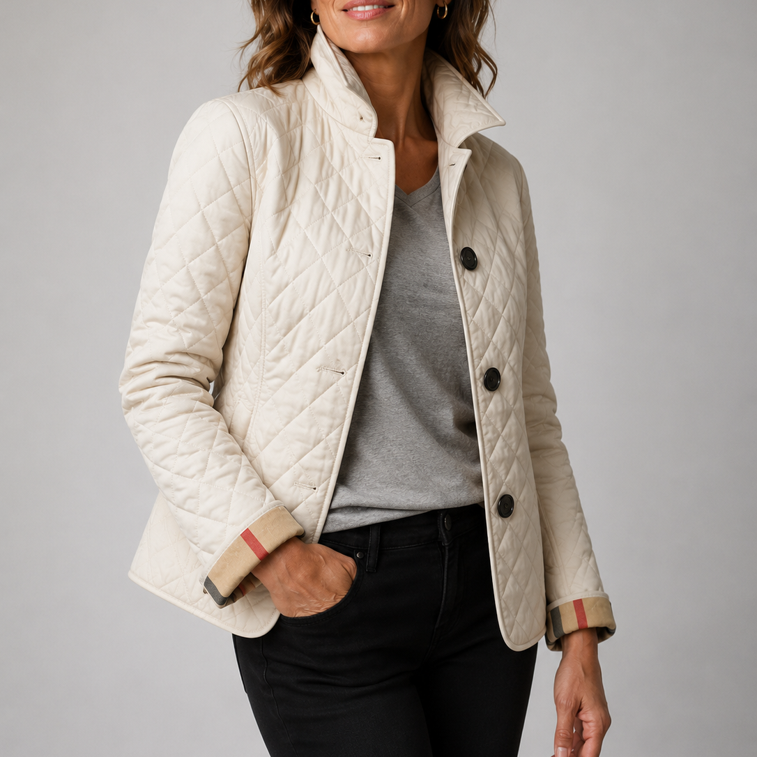 RELAXED QUILTED JACKET FOR WOMEN