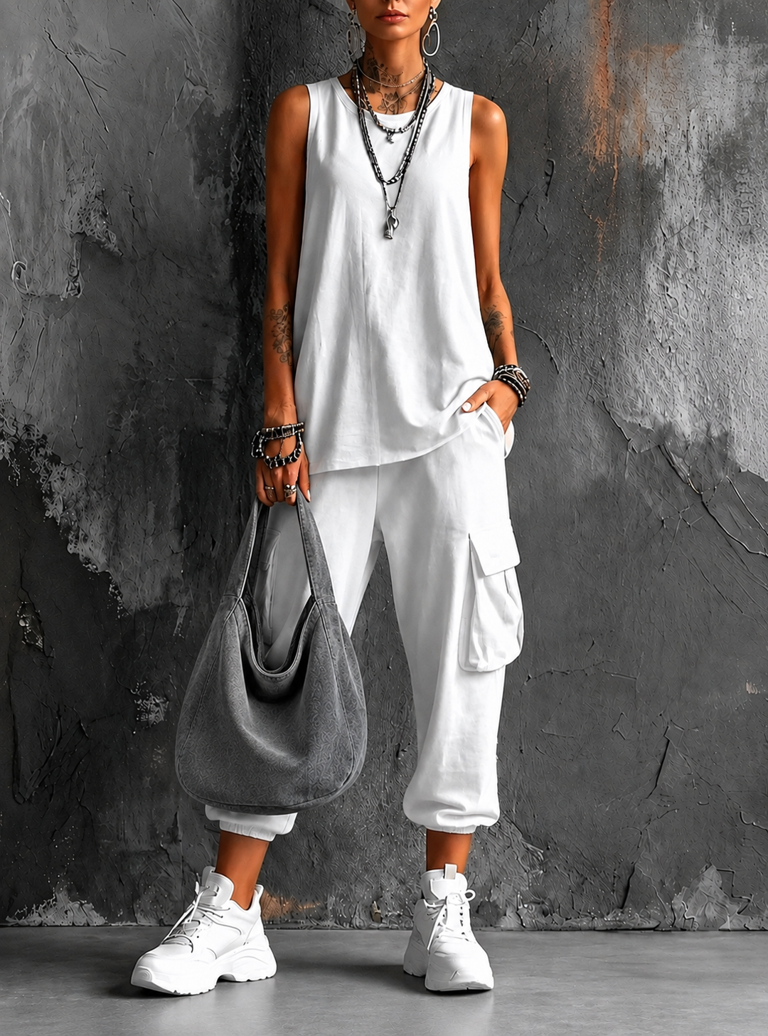 FLOWING TWO-PIECE SET FOR WOMEN