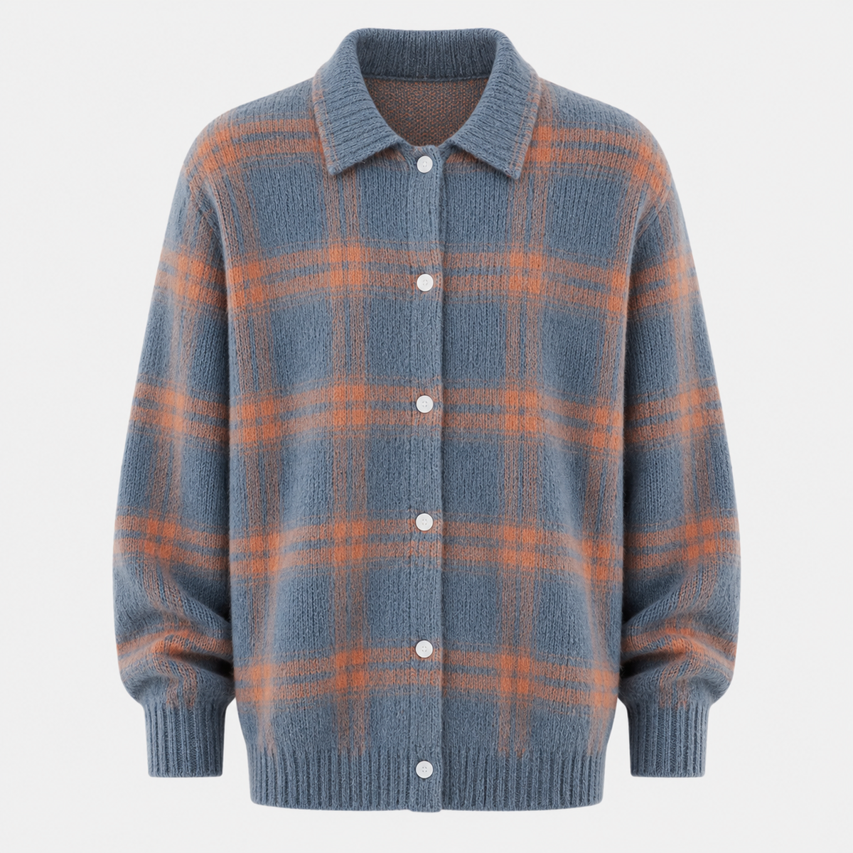 COZY COLLARED CARDIGAN FOR WOMEN