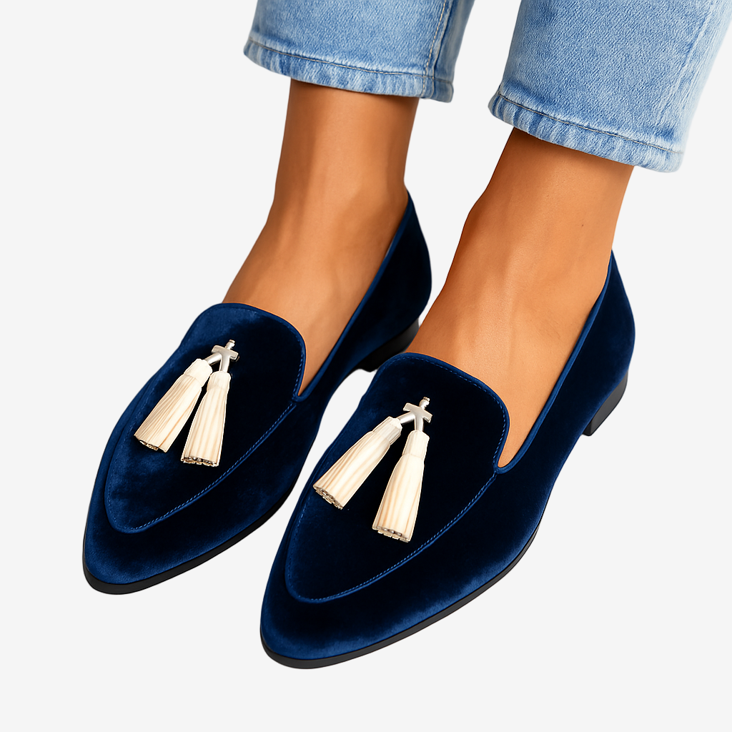 VELVET LOAFER FOR WOMEN