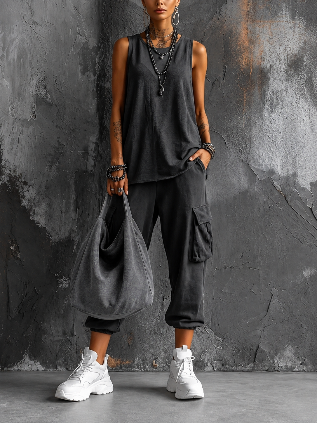 FLOWING TWO-PIECE SET FOR WOMEN