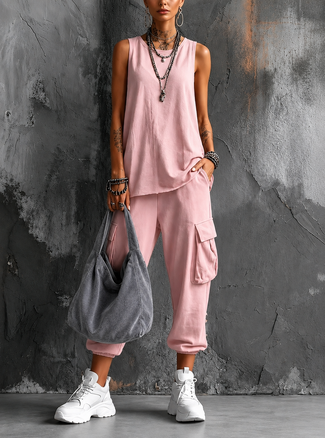 FLOWING TWO-PIECE SET FOR WOMEN
