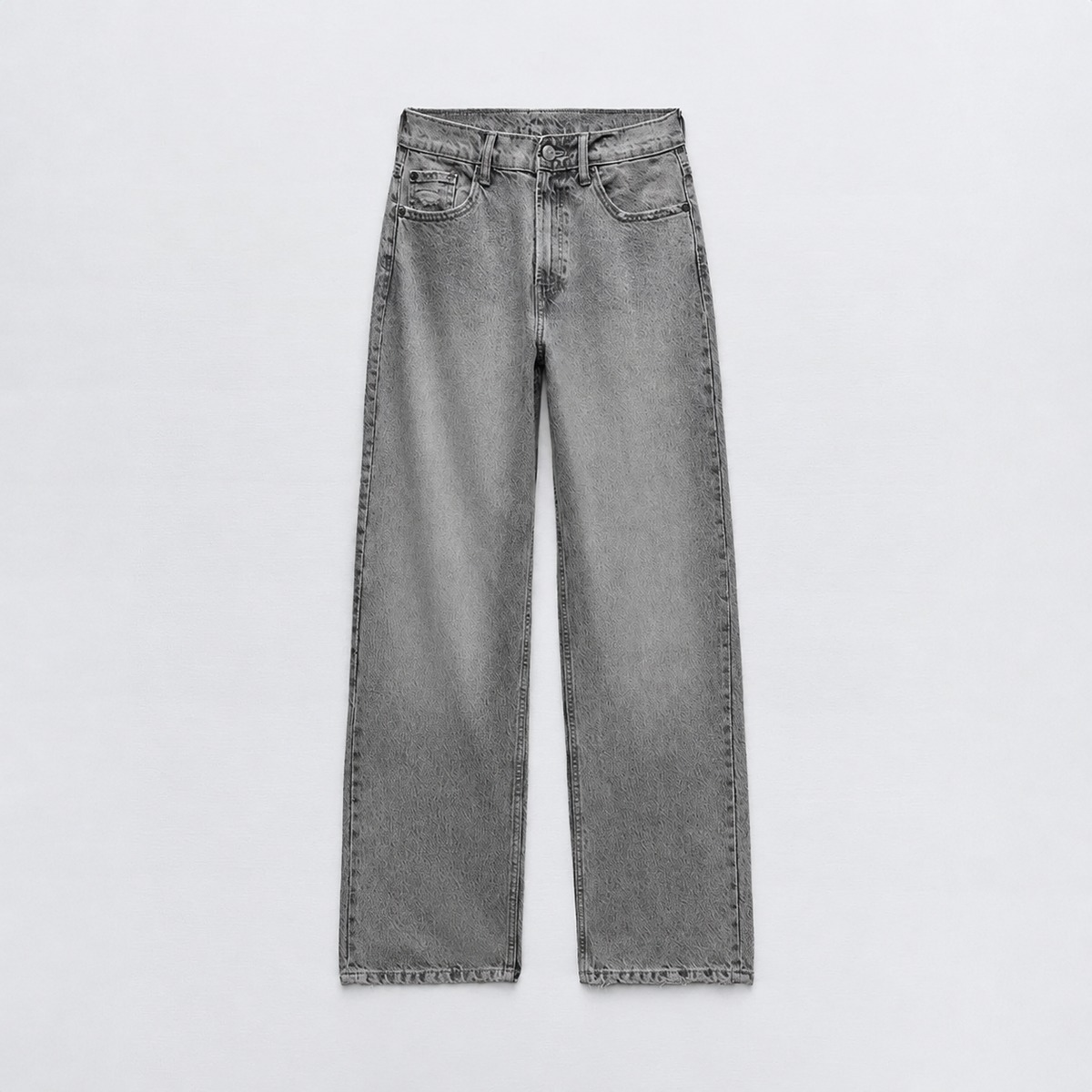 DISTRESSED STRAIGHT-LEG JEANS FOR WOMEN