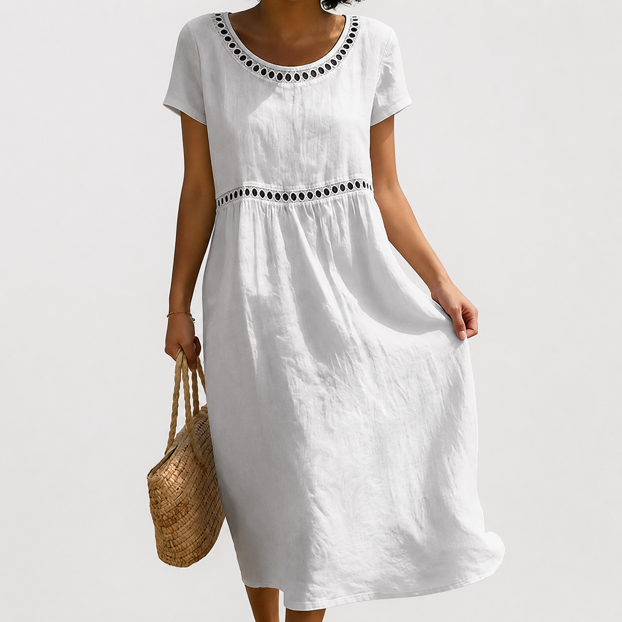 EMPIRE MIDI DRESS FOR WOMEN