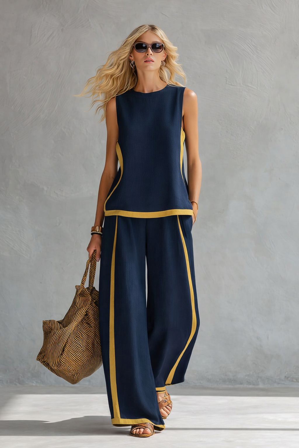 TWO-TONE SET FOR WOMEN
