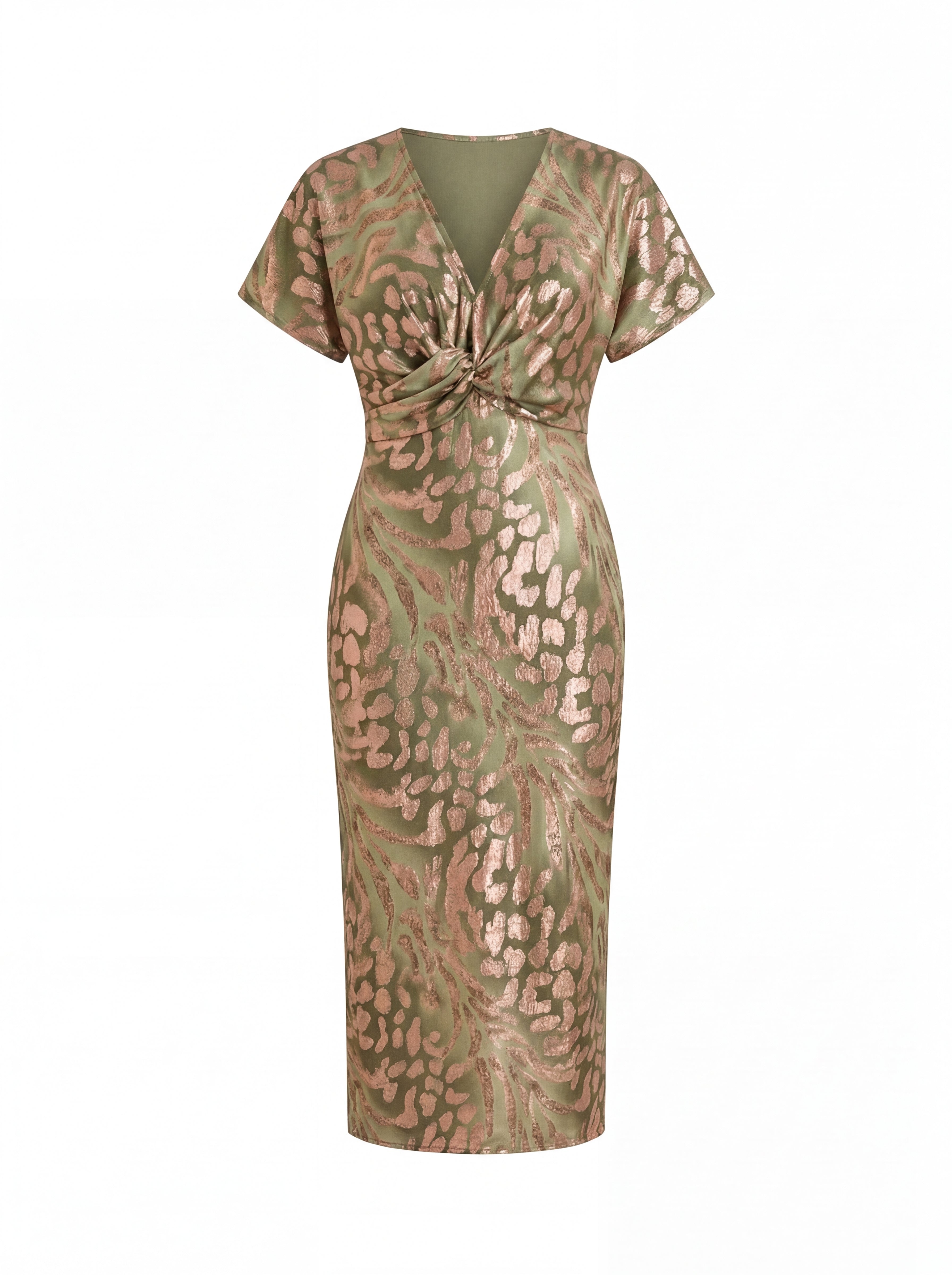 WRAP MIDI DRESS FOR WOMEN