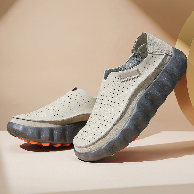 PERFORATED SUPPORT LOAFERS FOR WOMEN