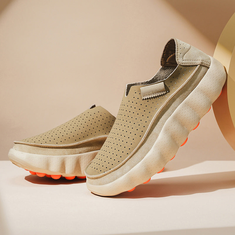 PERFORATED SUPPORT LOAFERS FOR WOMEN