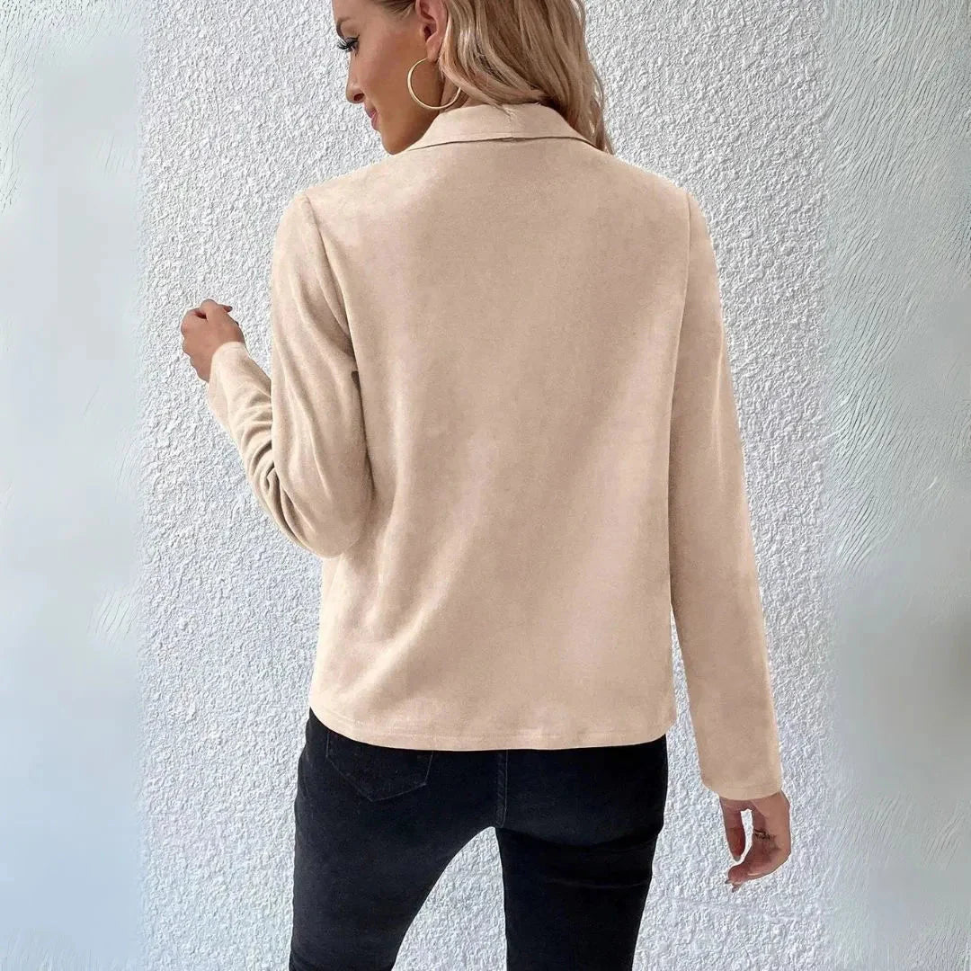 DRAPED BLAZER JACKET FOR WOMEN