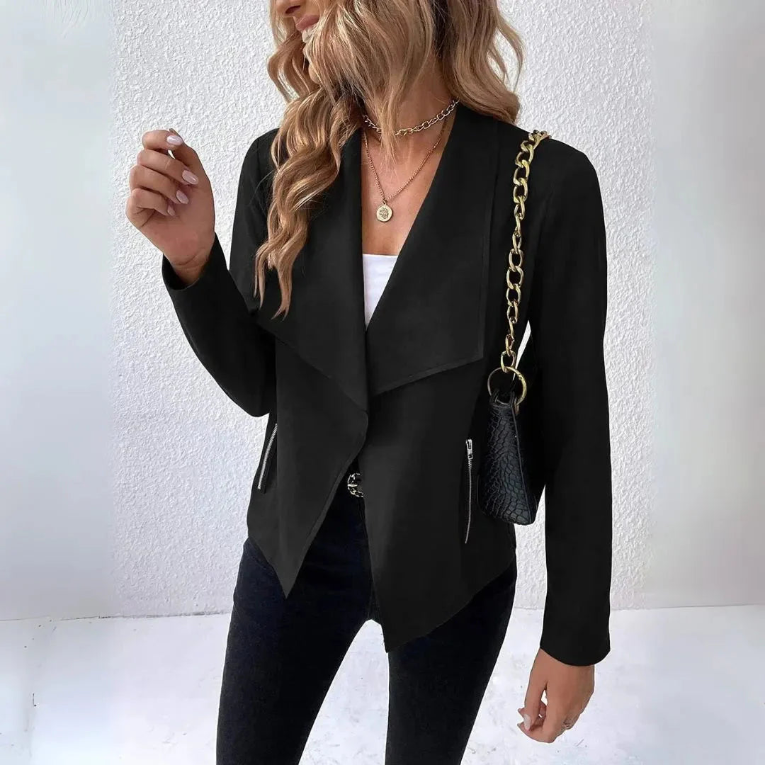 DRAPED BLAZER JACKET FOR WOMEN