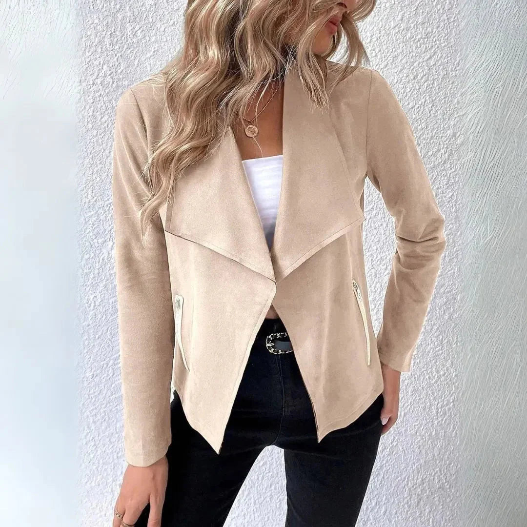 DRAPED BLAZER JACKET FOR WOMEN