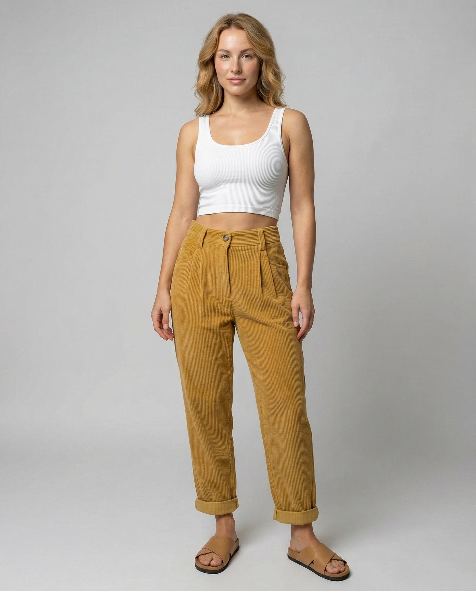 COMFORT CORD PANTS FOR WOMEN