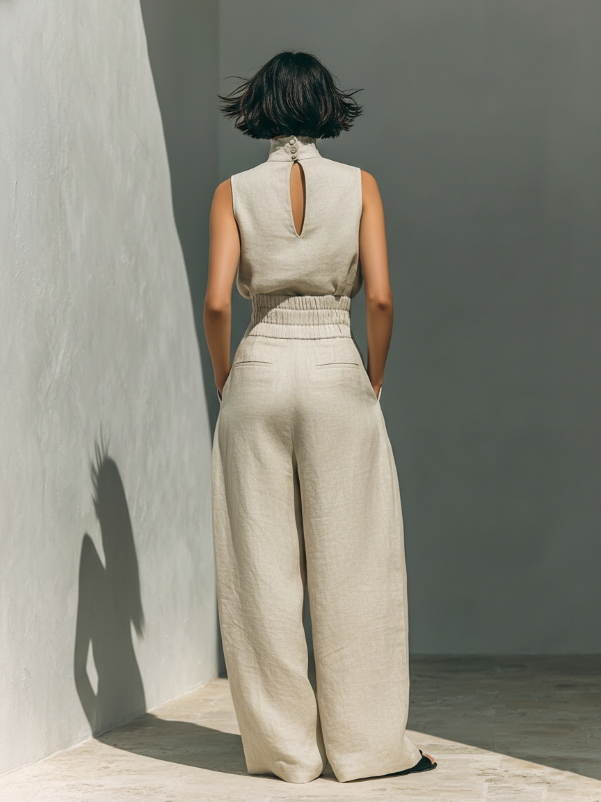 COTTON LINEN SET FOR WOMEN