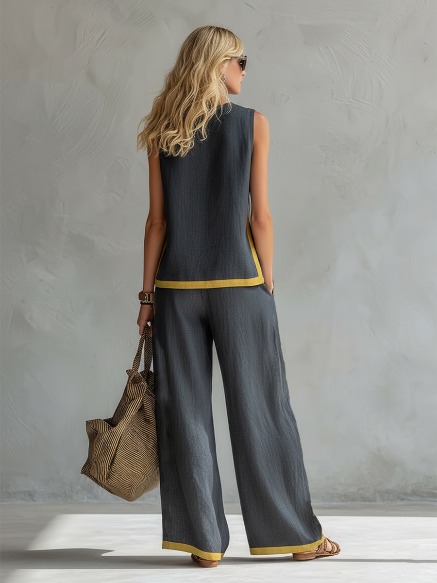 TWO-TONE SET FOR WOMEN