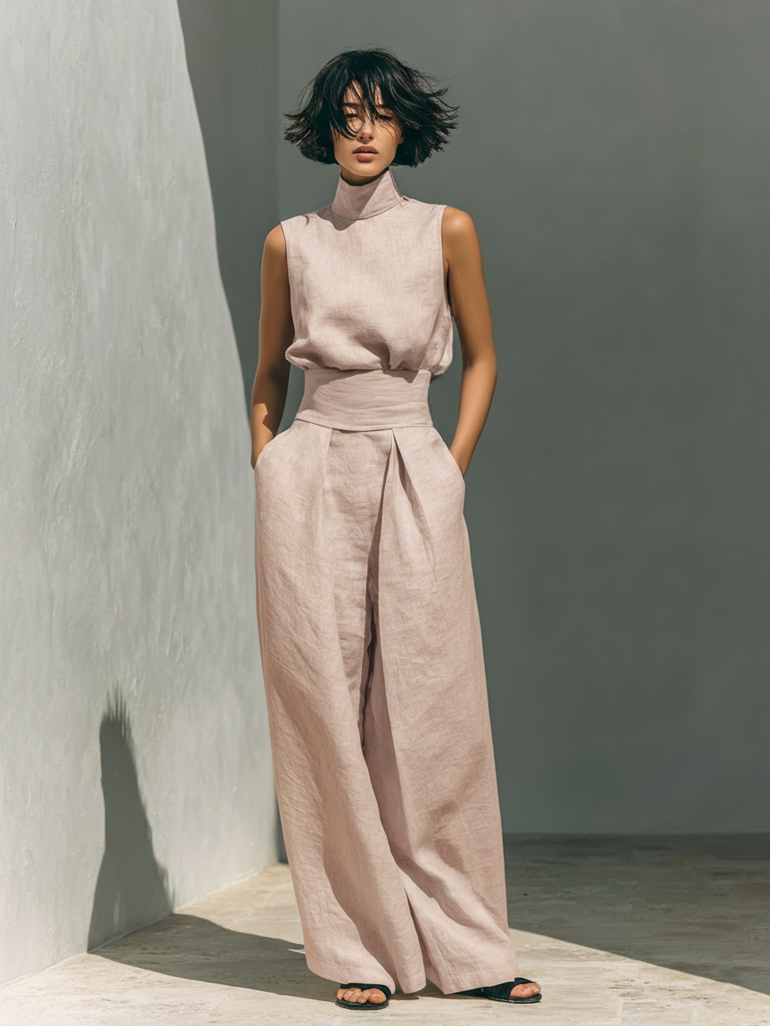 COTTON LINEN SET FOR WOMEN