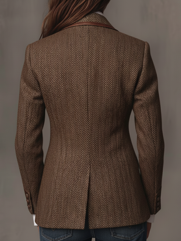 STRUCTURED PRINTED BLAZER FOR WOMEN