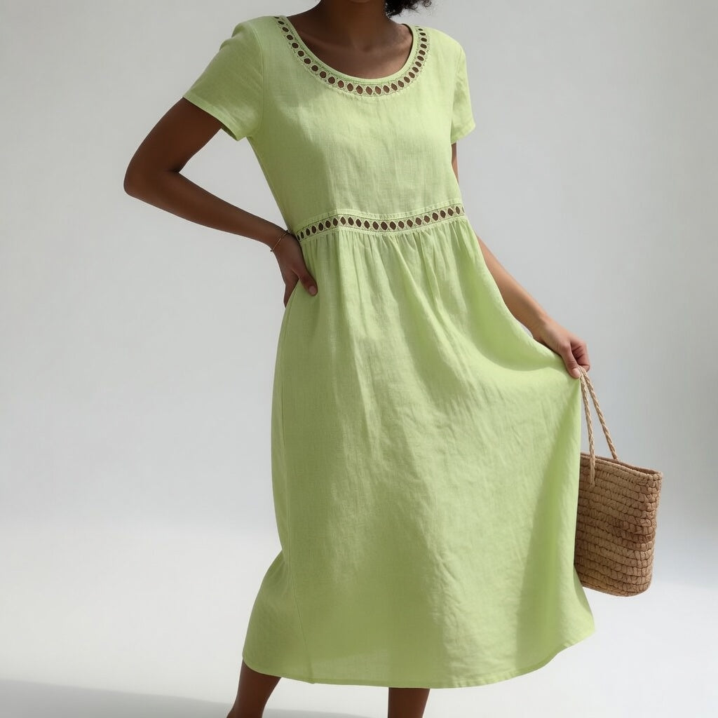 EMPIRE MIDI DRESS FOR WOMEN
