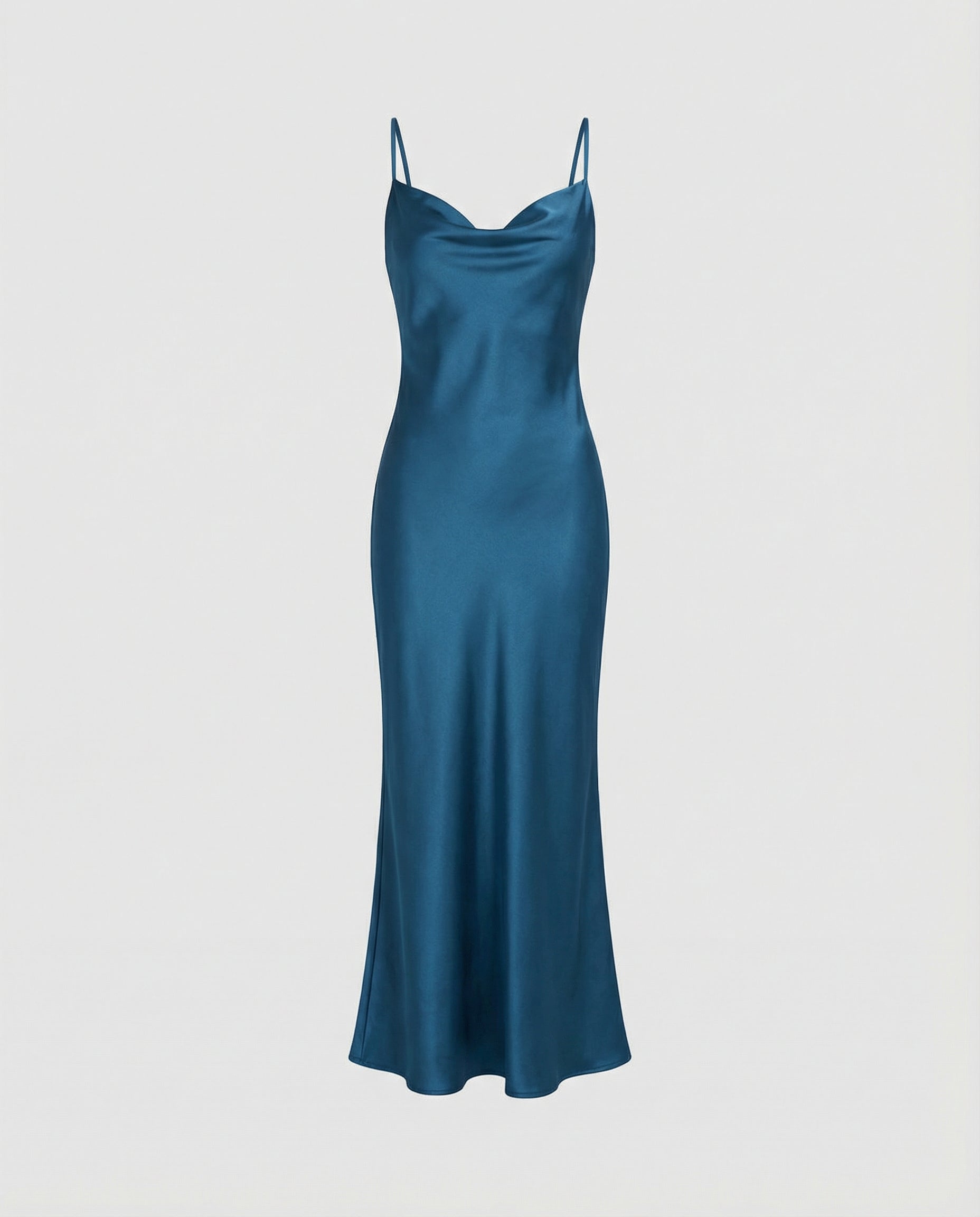SATIN MIDI DRESS FOR WOMEN