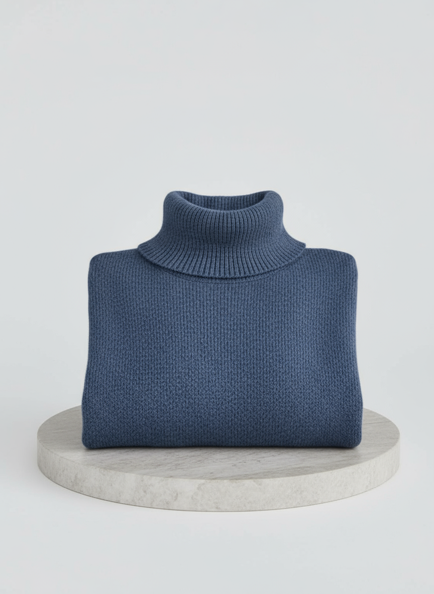 CHIC RELAXED TURTLENECK SWEATER FOR WOMEN