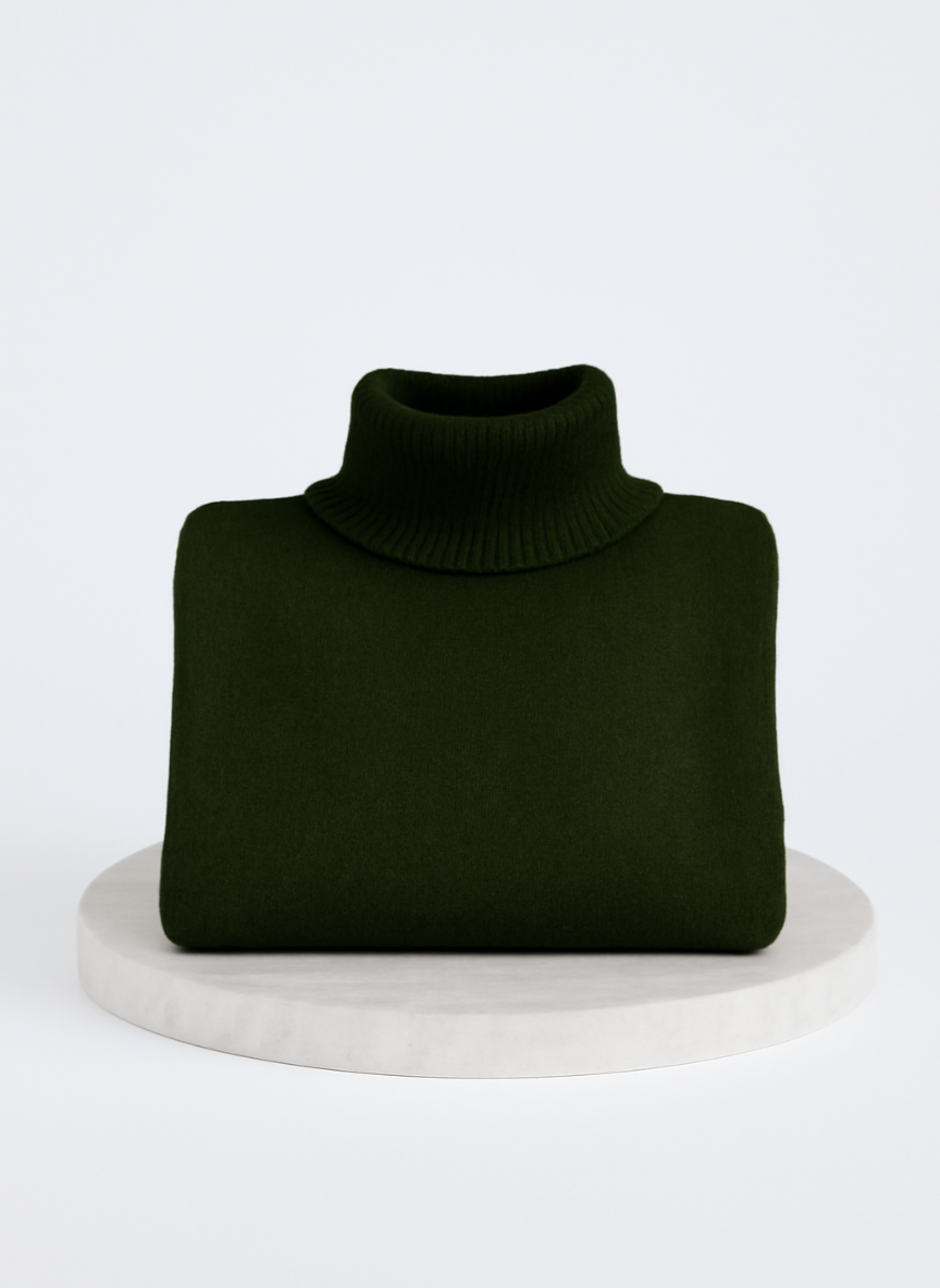 CHIC RELAXED TURTLENECK SWEATER FOR WOMEN