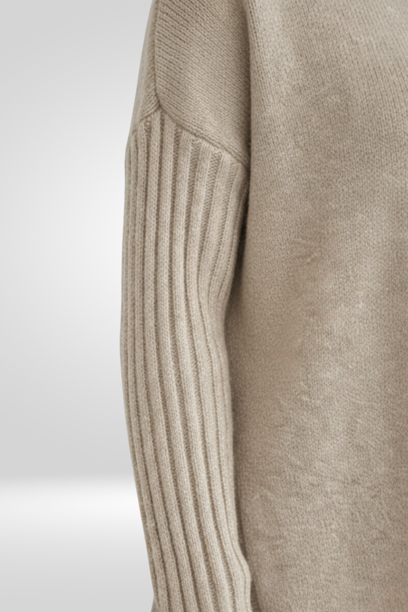 CHIC RELAXED TURTLENECK SWEATER FOR WOMEN