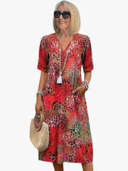 FLOWING SUMMER DRESS FOR WOMEN