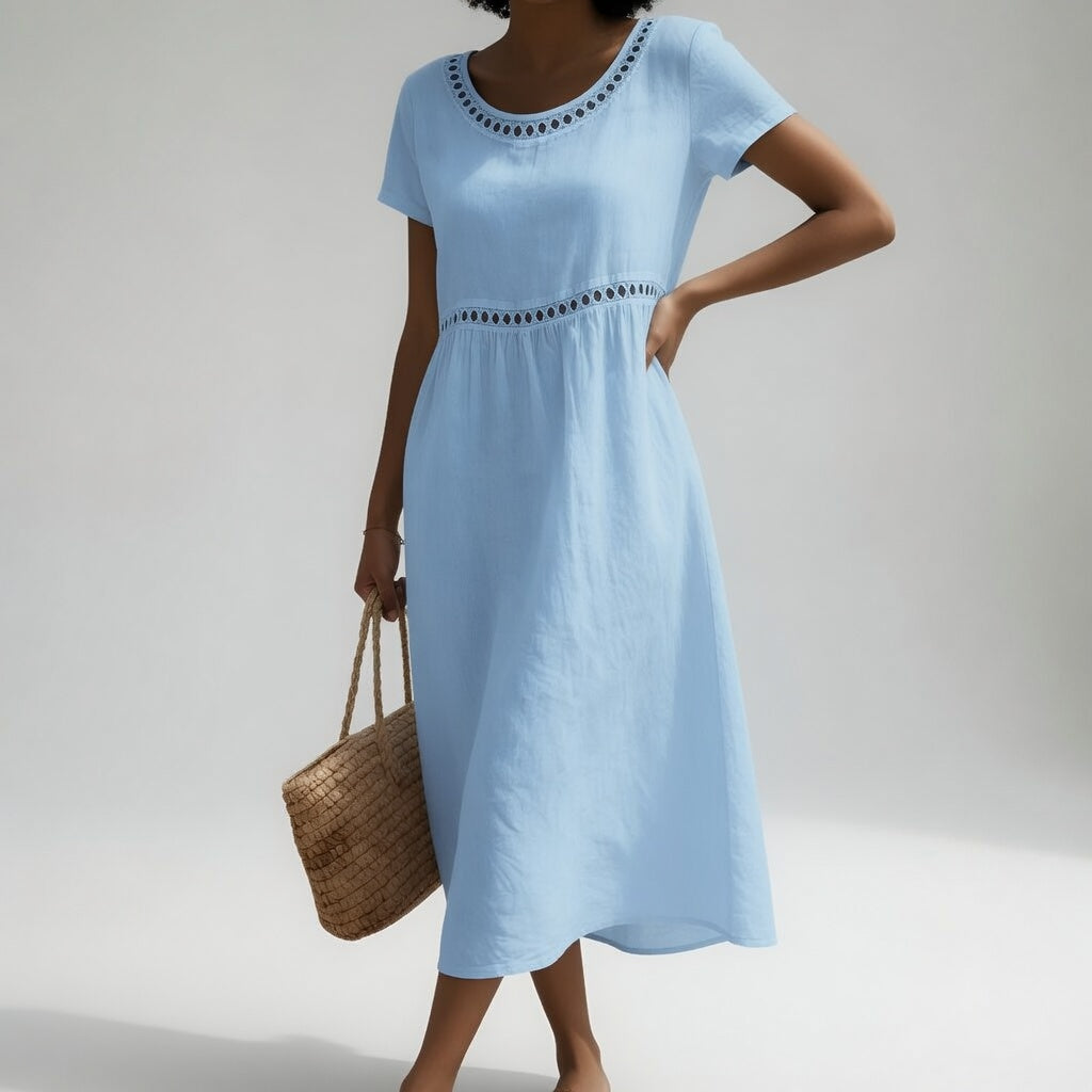 EMPIRE MIDI DRESS FOR WOMEN