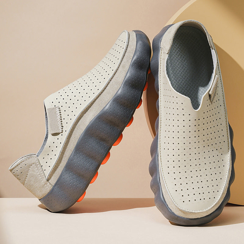 PERFORATED SUPPORT LOAFERS FOR WOMEN