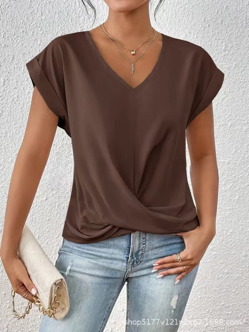 SWEETHEART NECKLINE T-SHIRT FOR WOMEN