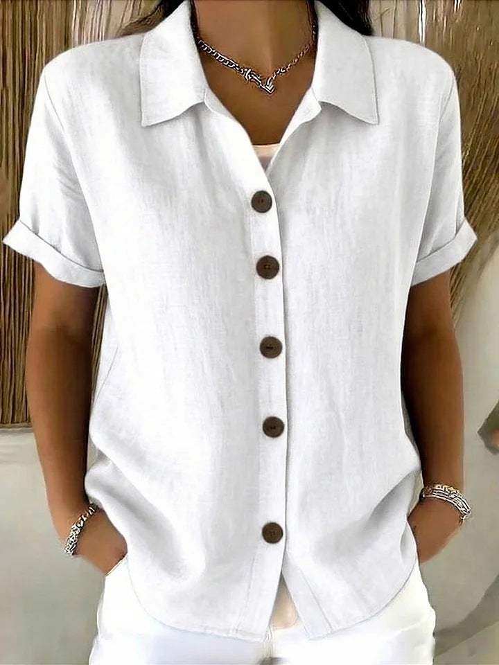 RELAXED COLLARED SHIRT FOR WOMEN