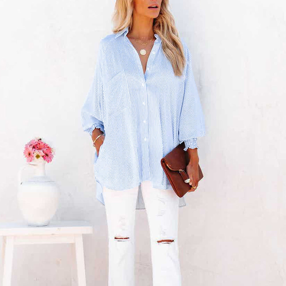 RELAXED BUTTON SHIRT FOR WOMEN