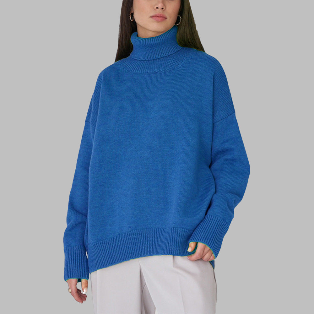 FITTED TURTLENECK SWEATER FOR WOMEN