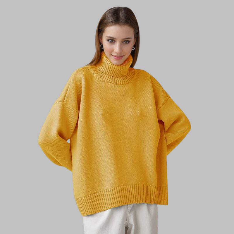 FITTED TURTLENECK SWEATER FOR WOMEN