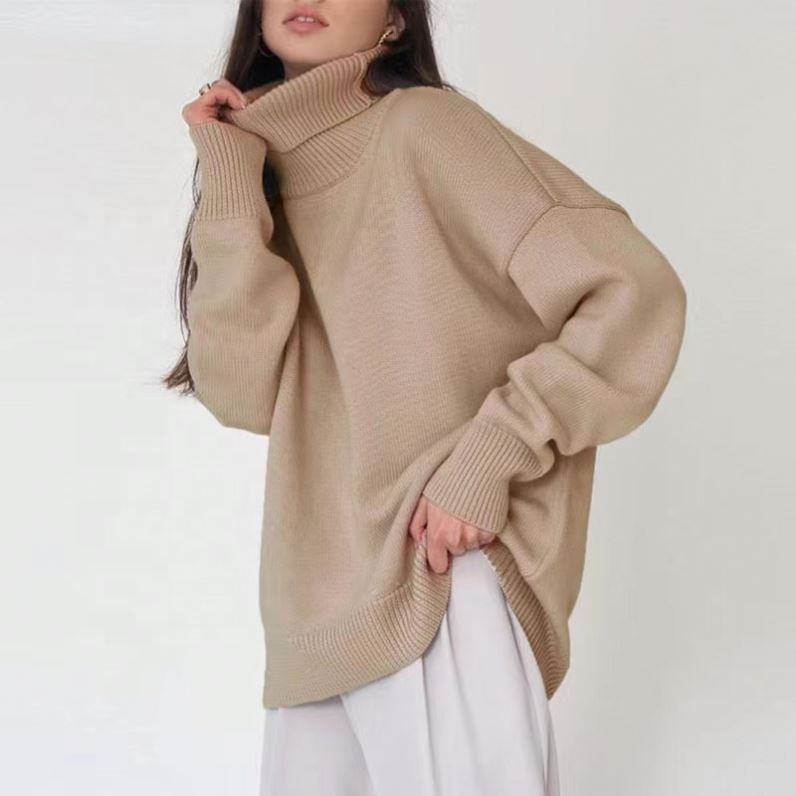 FITTED TURTLENECK SWEATER FOR WOMEN