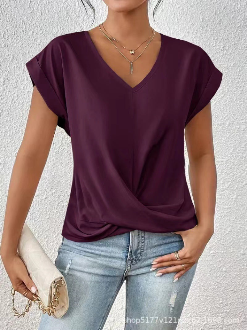 SWEETHEART NECKLINE T-SHIRT FOR WOMEN