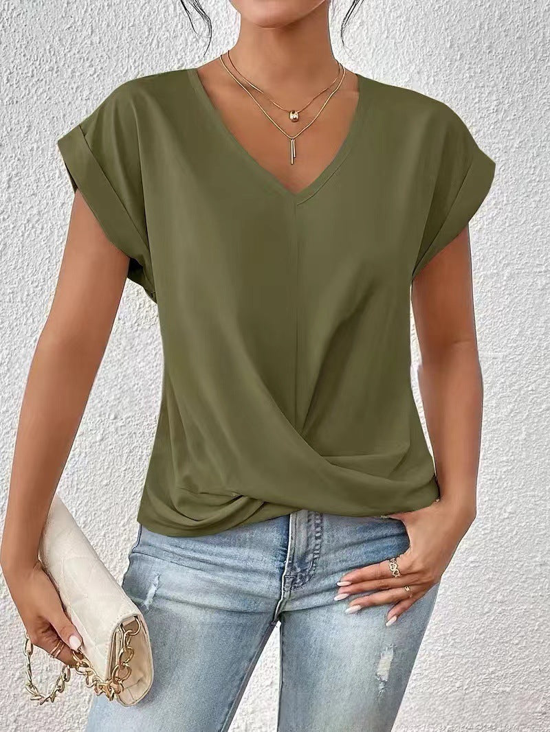 SWEETHEART NECKLINE T-SHIRT FOR WOMEN