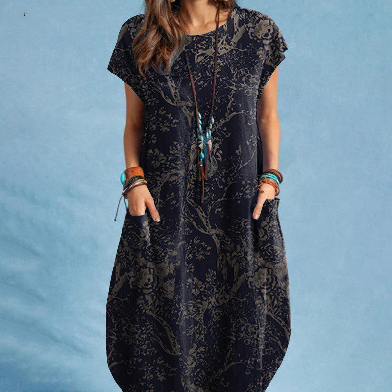 VINTAGE MIDI DRESS FOR WOMEN