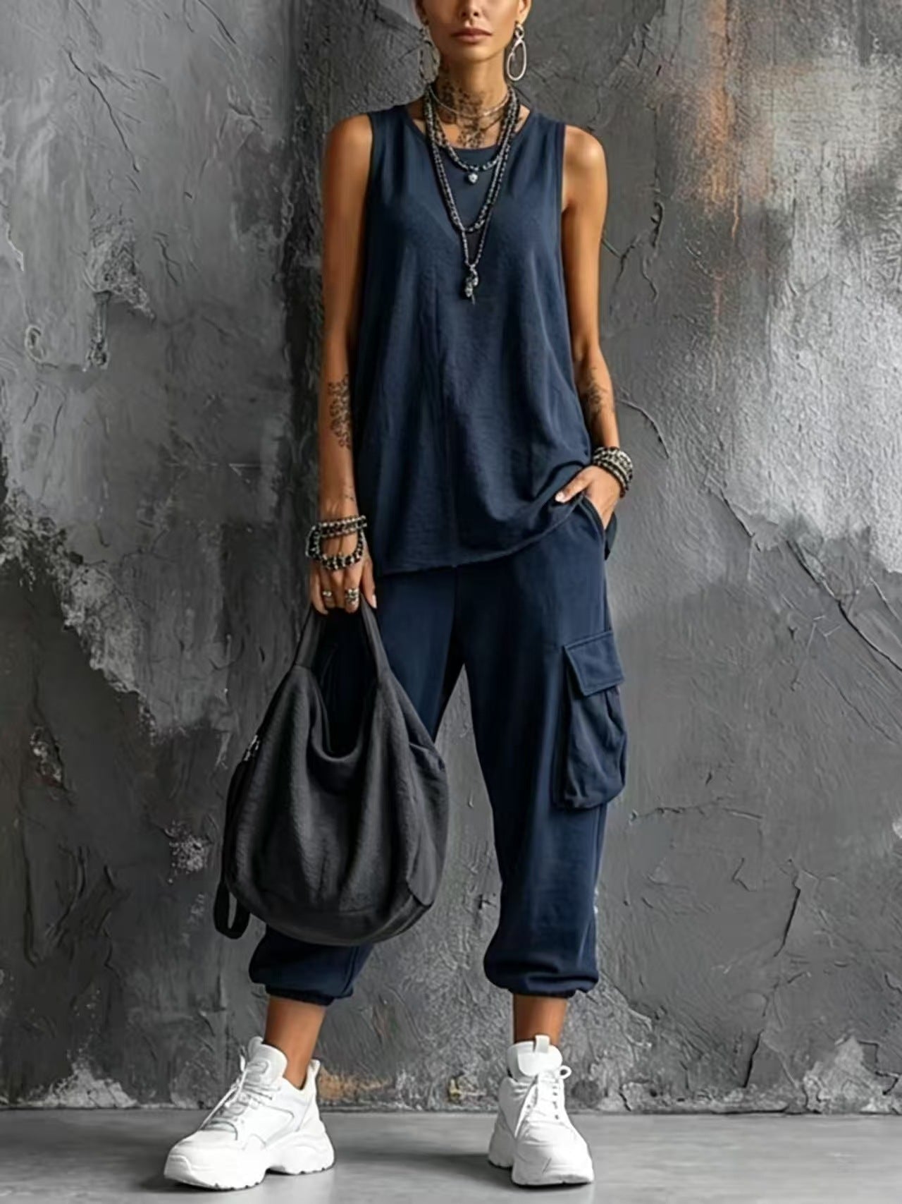 FLOWING TWO-PIECE SET FOR WOMEN