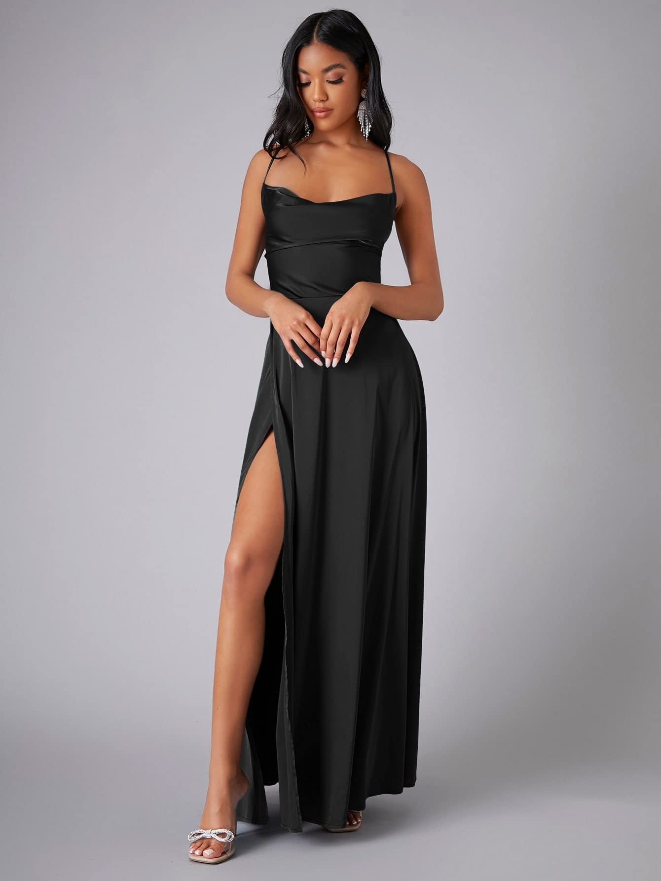 SILK BLEND MAXI DRESS FOR WOMEN