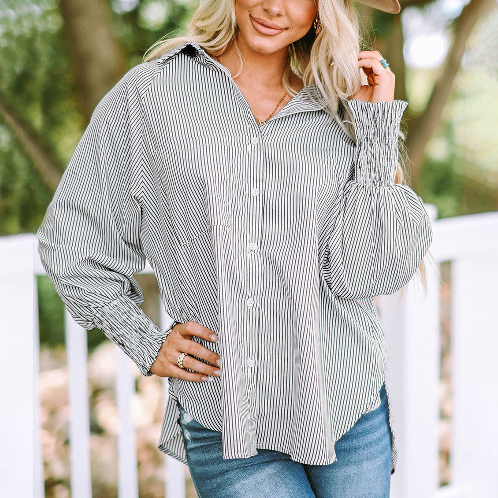 RELAXED BUTTON SHIRT FOR WOMEN